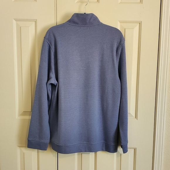 Men's Tasso Elba Long Sleeve 1/4 Zip Sweater | L - Picture 3 of 3